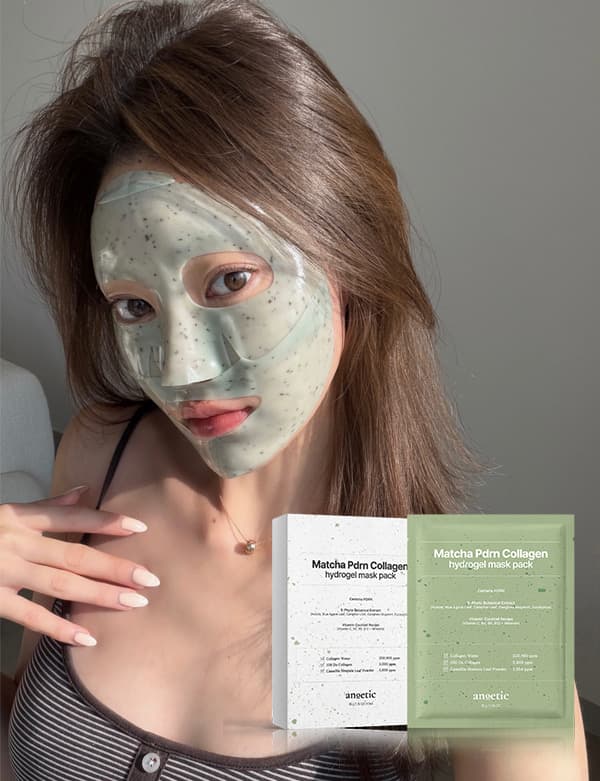 Anoetic Beauty Matcha Collagen Hydrogel Mask