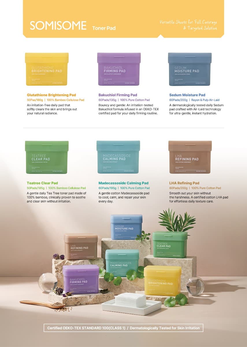 Somisome Somisome All-in-One Toner Pads